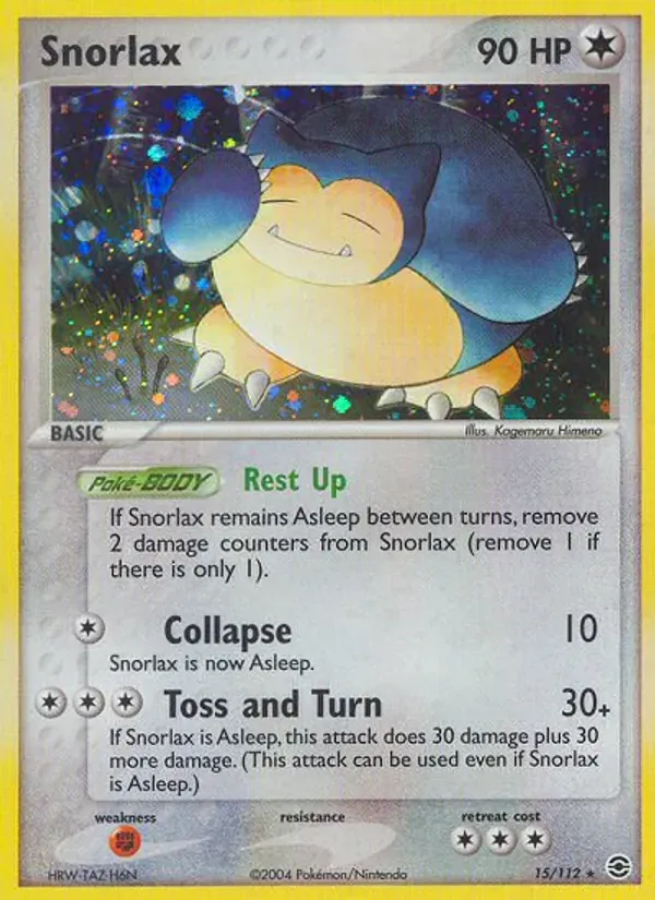 Snorlax 15/112 FireRed & LeafGreen