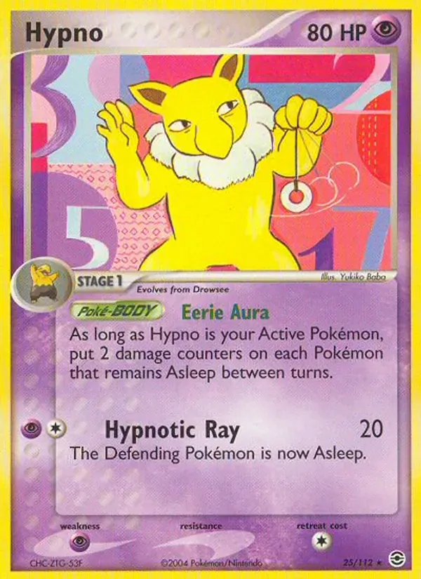 Hypno 25/112 FireRed & LeafGreen