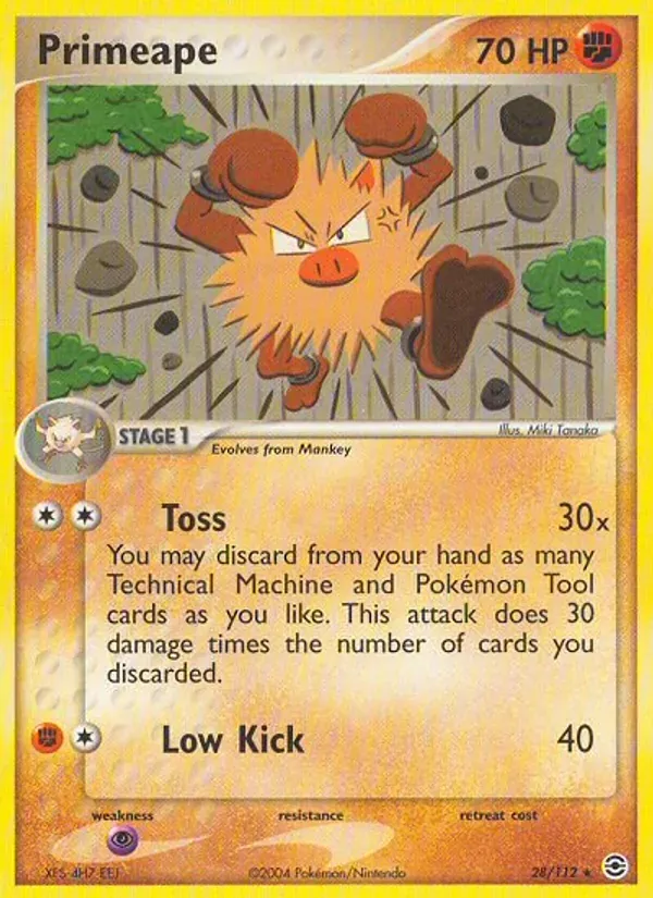 Primeape 28/112 FireRed & LeafGreen