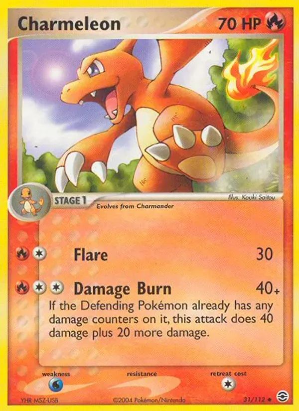 Charmeleon 31/112 FireRed & LeafGreen