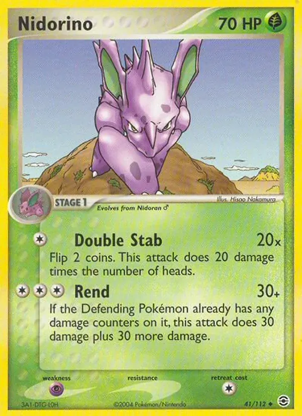 Nidorino 41/112 FireRed & LeafGreen