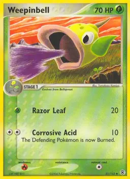 Weepinbell 51 FireRed & LeafGreen
