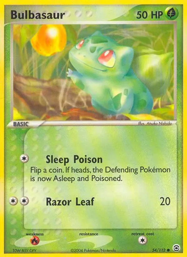 Bulbasaur 54/112 FireRed & LeafGreen