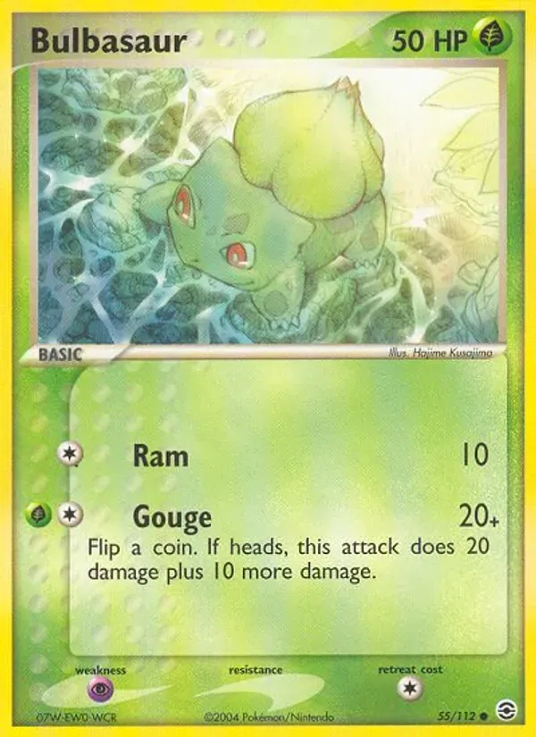 Bulbasaur 55/112 FireRed & LeafGreen