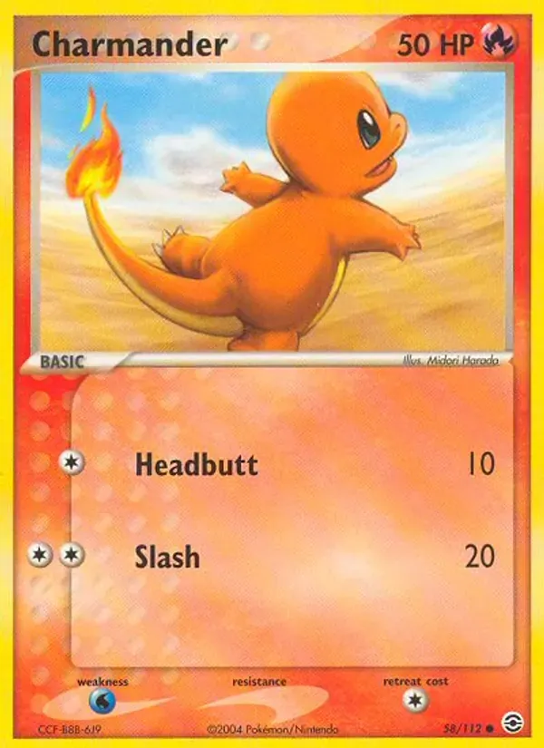Charmander 58/112 FireRed & LeafGreen