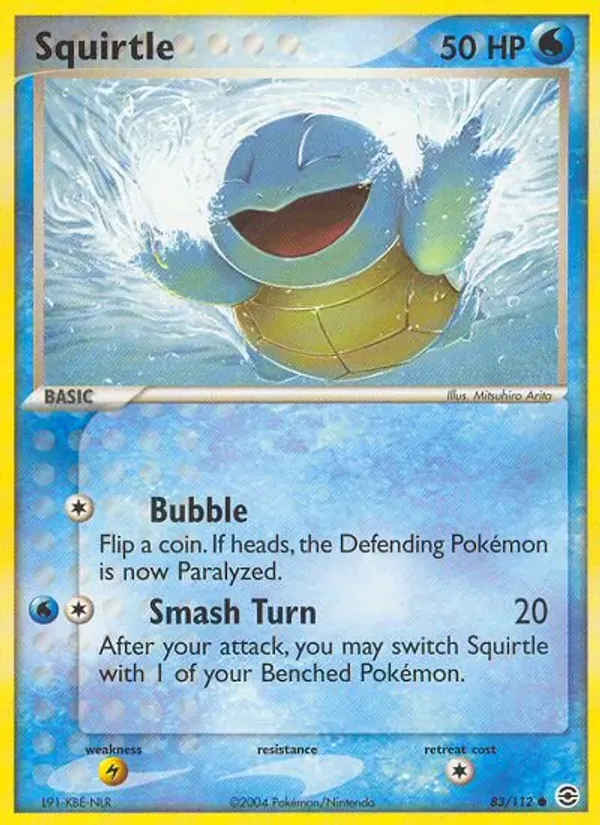 Squirtle 83/112 FireRed & LeafGreen