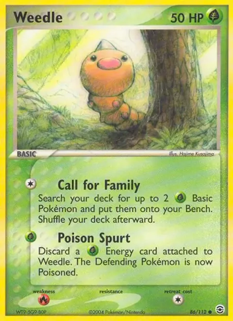Weedle 86/112