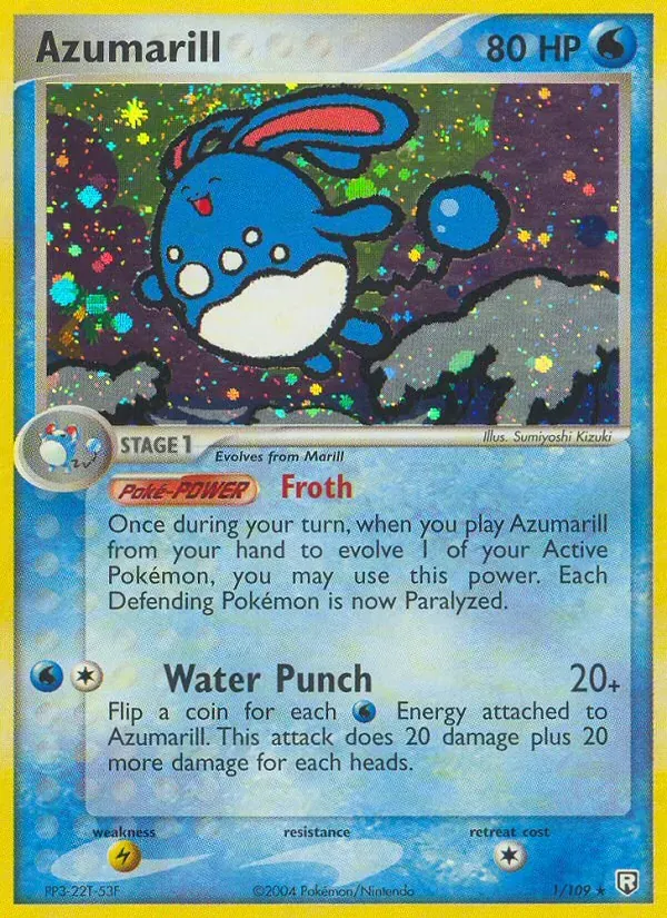 Azumarill 1/109 EX O Retorno da Equipe Rocket 