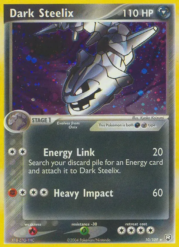 Dark Steelix 10/109 EX O Retorno da Equipe Rocket 