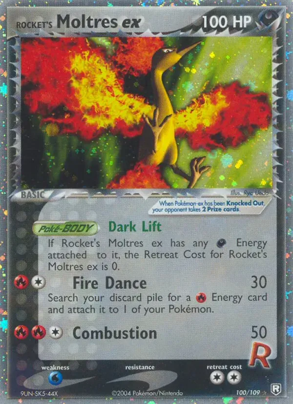 Rocket's Moltres ex 100/109 EX O Retorno da Equipe Rocket