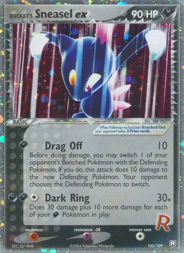 Rocket's Sneasel ex 103/109 EX O Retorno da Equipe Rocket