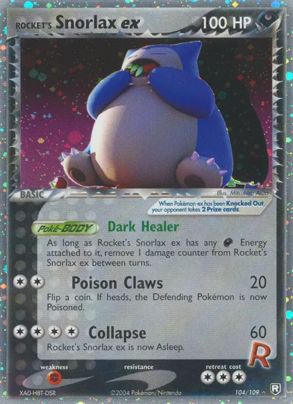 Rocket's Snorlax ex 104/109 EX O Retorno da Equipe Rocket