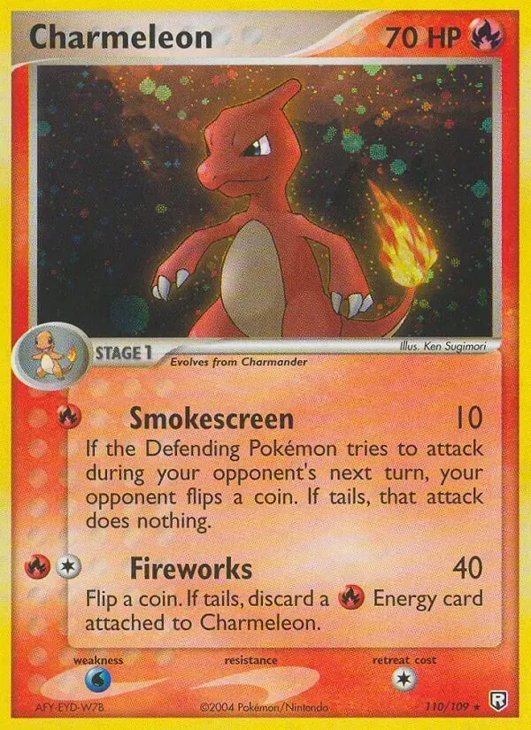 Charmeleon 110/109 EX O Retorno da Equipe Rocket 