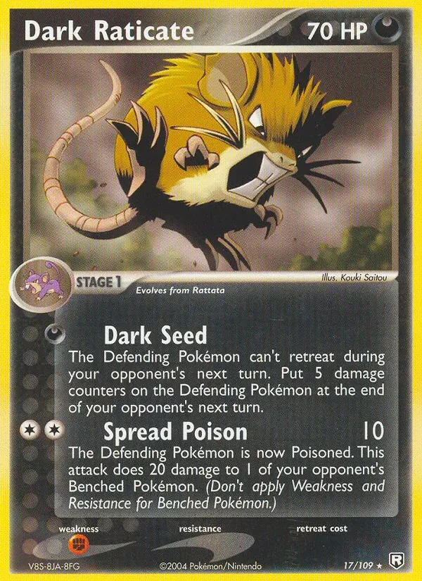 Dark Raticate 17/109 EX O Retorno da Equipe Rocket