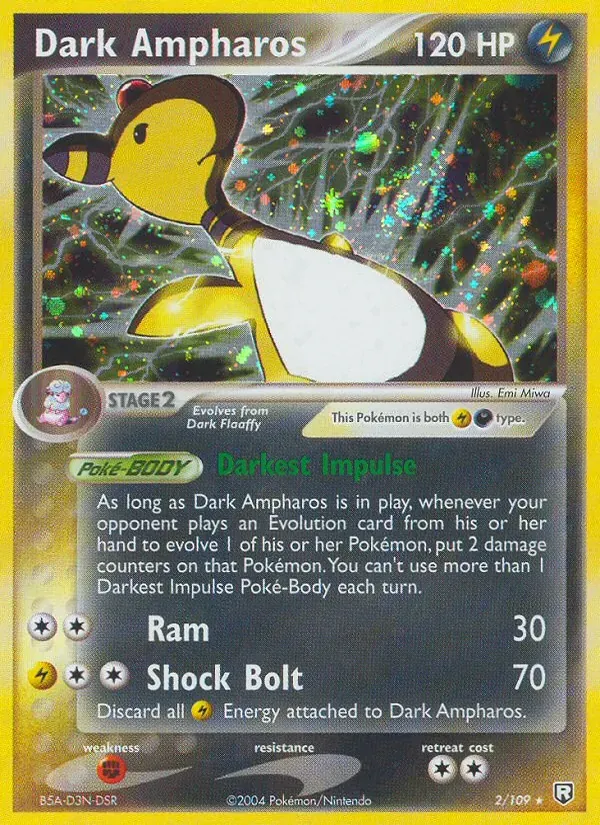 Dark Ampharos 2/109 EX O Retorno da Equipe Rocket 