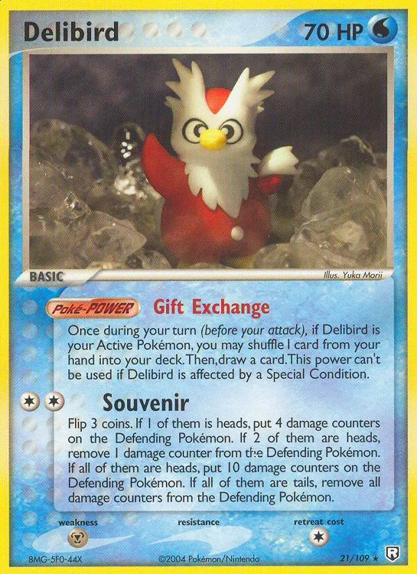 Delibird 21/109 EX O Retorno da Equipe Rocket