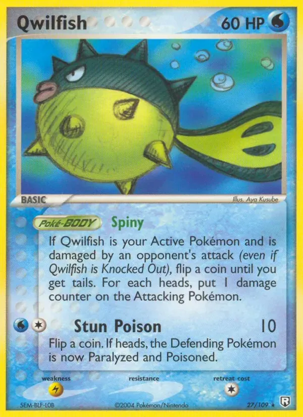 Qwilfish 27/109 EX O Retorno da Equipe Rocket
