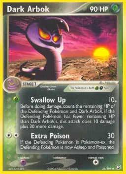 Dark Arbok 29 EX O Retorno da Equipe Rocket 