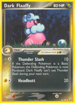 Dark Flaaffy 33 EX O Retorno da Equipe Rocket 