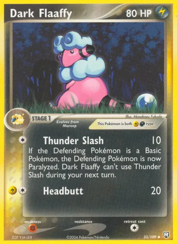 Dark Flaaffy 33/109 EX O Retorno da Equipe Rocket