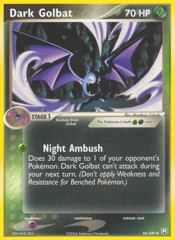 Dark Golbat 34/109 EX O Retorno da Equipe Rocket