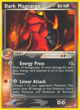 Dark Magcargo 38 EX O Retorno da Equipe Rocket