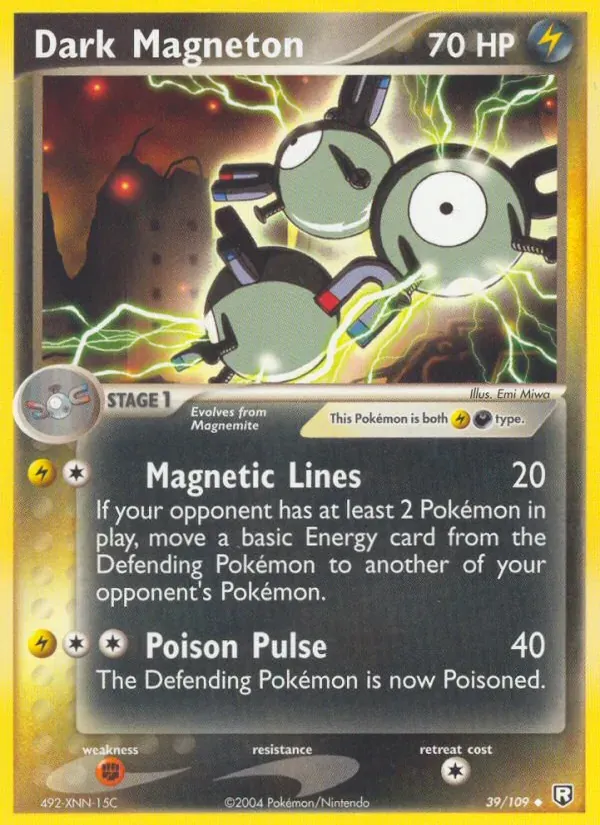 Dark Magneton 39/109 EX O Retorno da Equipe Rocket 