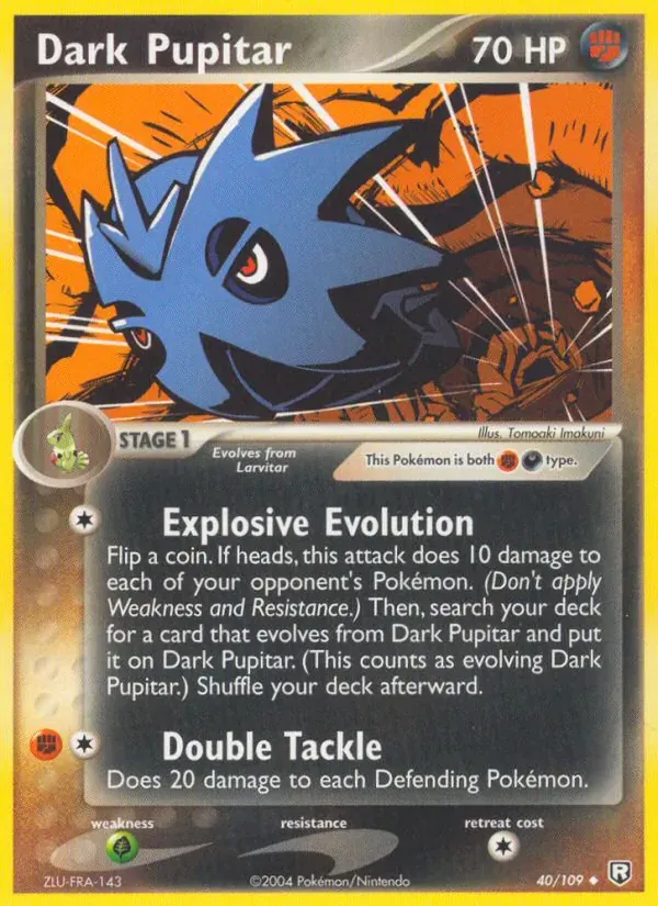 Dark Pupitar 40/109 EX O Retorno da Equipe Rocket 