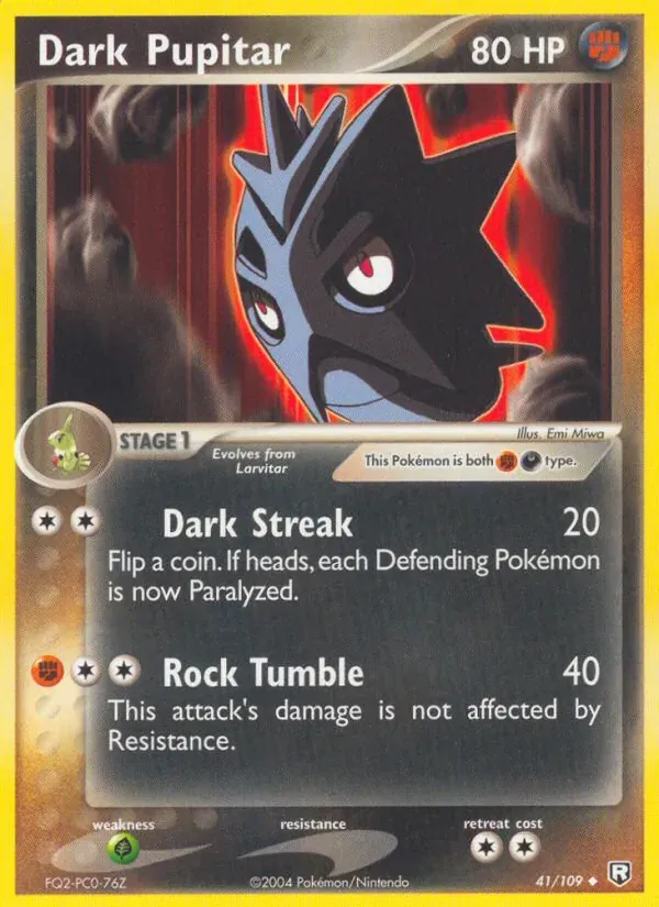 Dark Pupitar 41/109 EX O Retorno da Equipe Rocket 