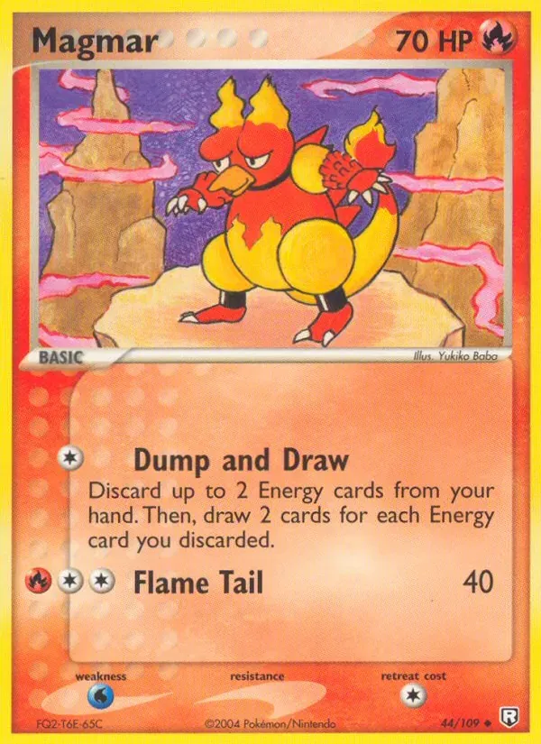 Magmar 44/109 EX O Retorno da Equipe Rocket