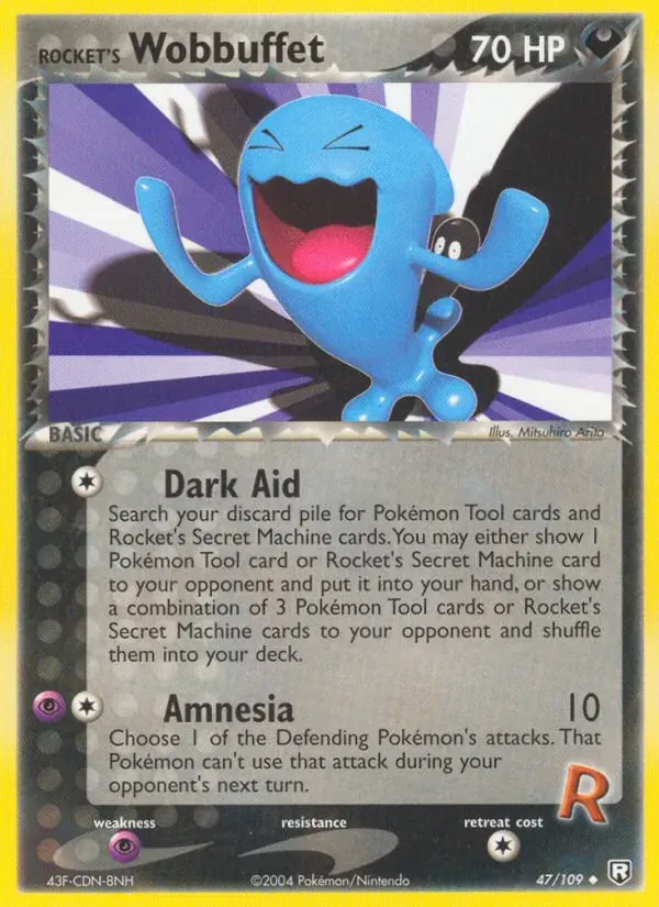 Rocket's Wobbuffet 47/109 EX O Retorno da Equipe Rocket