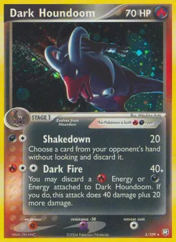 Dark Houndoom 5 EX O Retorno da Equipe Rocket 