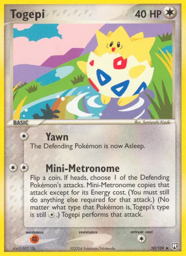 Togepi 50/109 EX O Retorno da Equipe Rocket