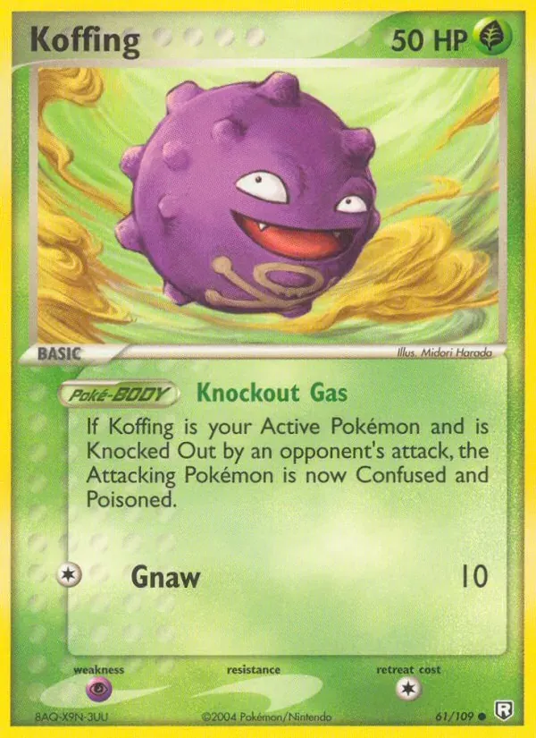 Koffing 61/109 EX O Retorno da Equipe Rocket 