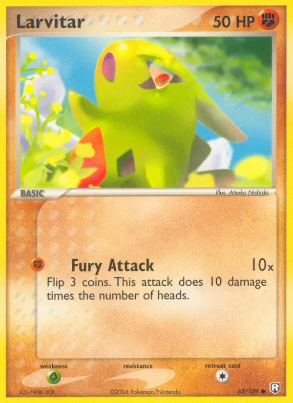 Larvitar 62/109 EX O Retorno da Equipe Rocket 