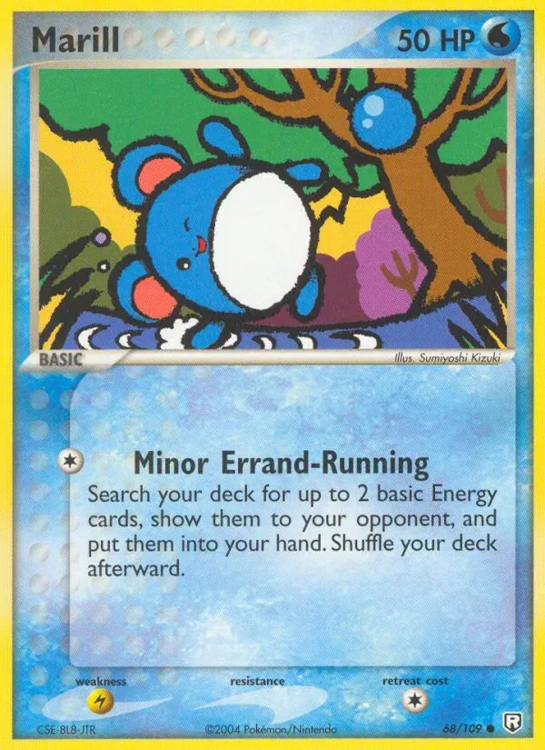 Marill 68/109 EX O Retorno da Equipe Rocket 