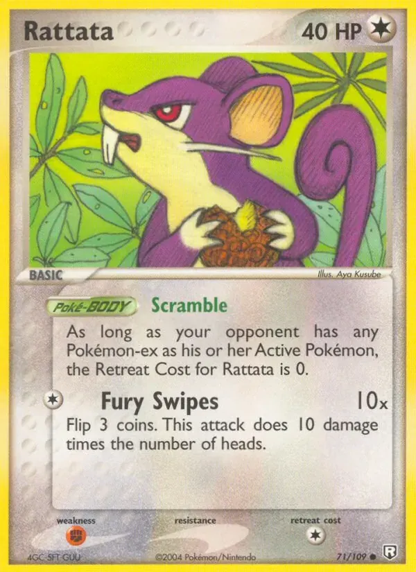 Rattata 71/109 EX O Retorno da Equipe Rocket 