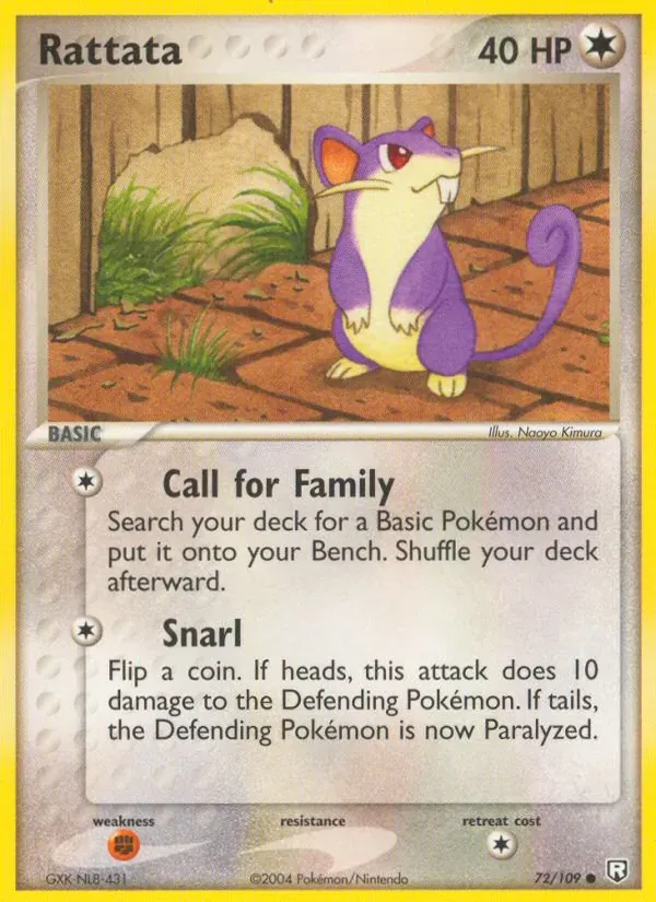 Rattata 72/109 EX O Retorno da Equipe Rocket