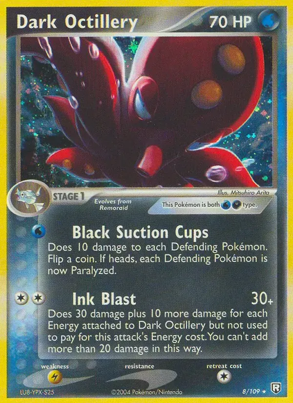 Dark Octillery 8/109 EX O Retorno da Equipe Rocket 