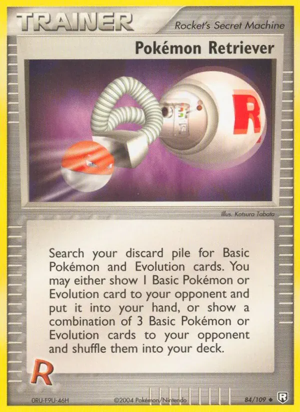Pokémon Retriever 84/109 EX O Retorno da Equipe Rocket