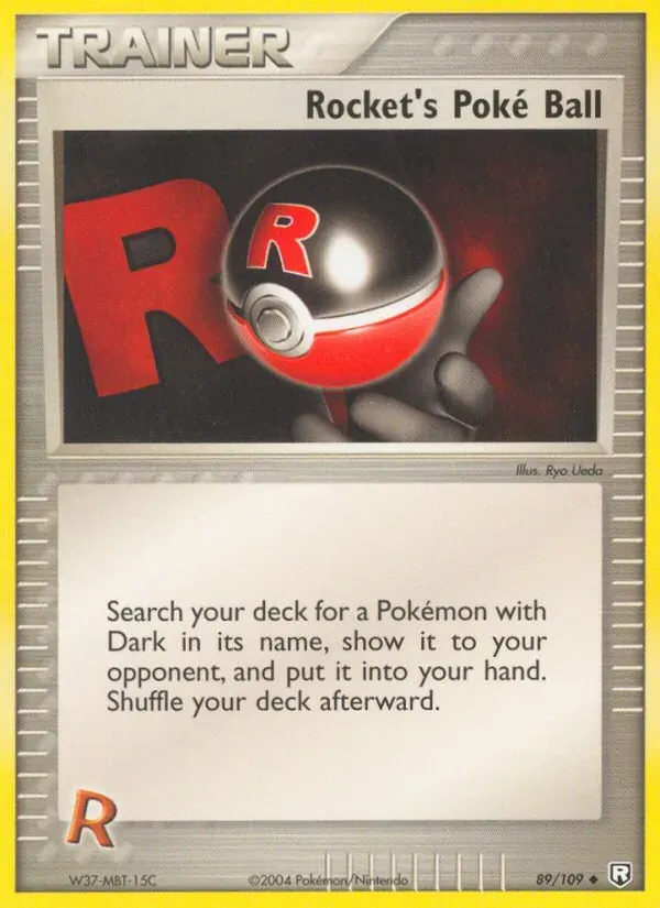 Rocket's Poké Ball 89/109 EX O Retorno da Equipe Rocket 