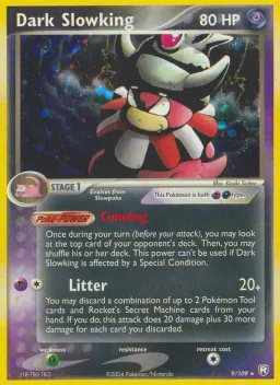 Dark Slowking 9 EX O Retorno da Equipe Rocket 