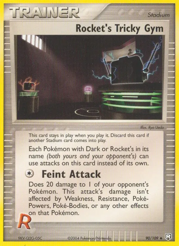 Rocket's Tricky Gym 90/109 EX O Retorno da Equipe Rocket 