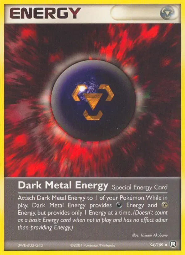 Dark Metal Energy 94/109 EX O Retorno da Equipe Rocket 