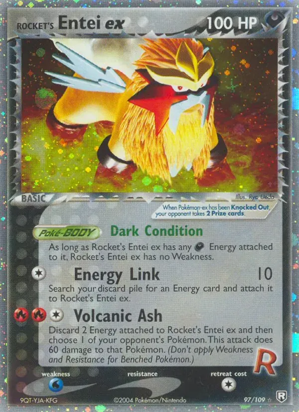 Rocket's Entei ex 97/109 EX O Retorno da Equipe Rocket