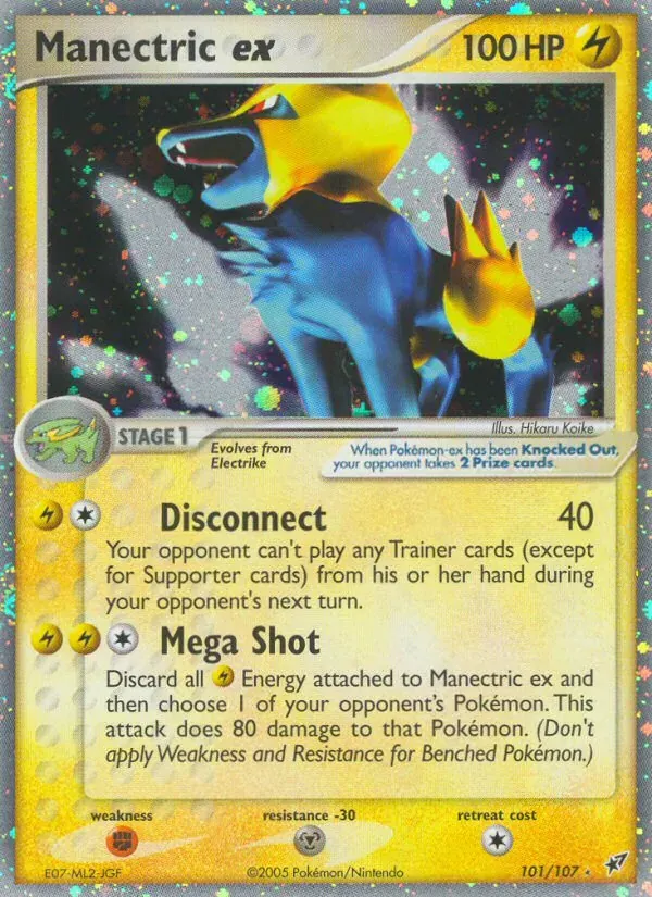 Manectric ex 101/107 EX Deoxys