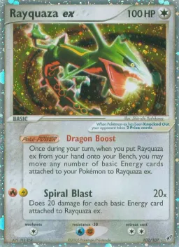 Rayquaza ex 102 EX Deoxys