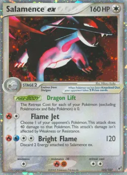 Salamence ex 103 EX Deoxys