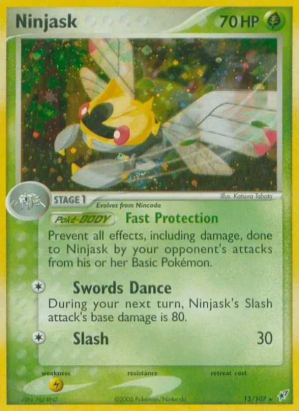 Ninjask 13/107 EX Deoxys