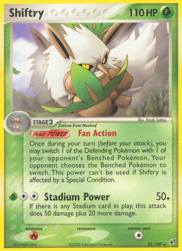 Shiftry 25/107 EX Deoxys